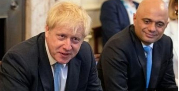 Boris Johnson dan Sajid Javid