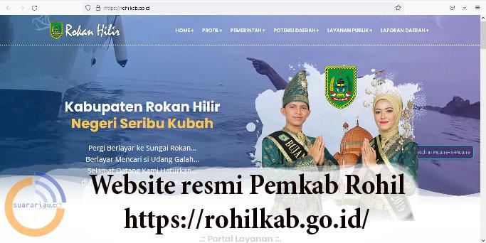 Pemkab Rohil sudah memiliki website resmi, https://rohilkab.go.id, 