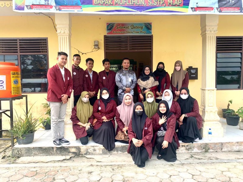 Cinta Alam dan Lingkungan, Universitas Abdurrab Turunkan Mahasiswa KKN Cerdas 2022 ke Kelurahan Tebing Tinggi Okura  Pekanbaru