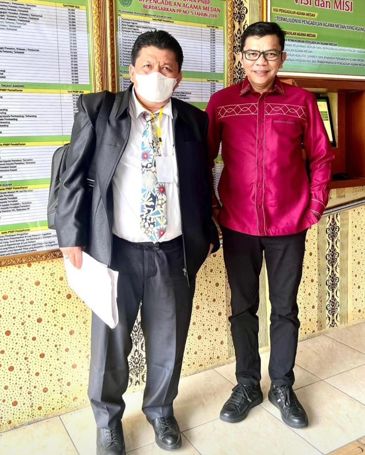 Kuasa hukum Arif Budiman Yu Herman SH MH dan Boy Gunawan SH MH. Foto: ist 
