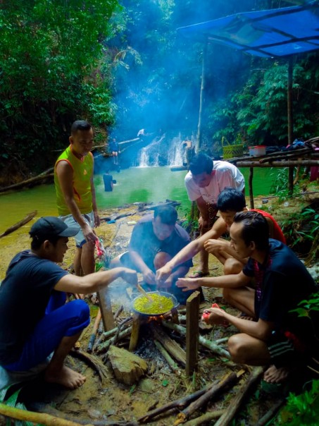 Kelompok Sinergi Wisata Koto Mesjid, Pincuran Bilah Gotong Royong di Air Terjun Sungai Gagak